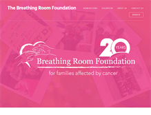 Tablet Screenshot of breathingroomfoundation.org